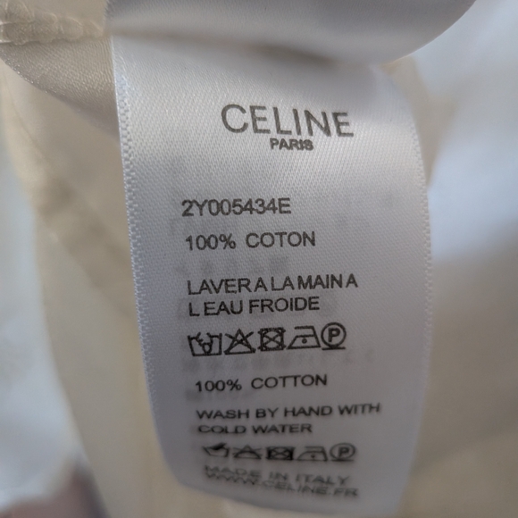 Celine Elegant White Shirt - Picture 6 of 6